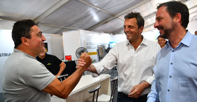 Sergio Massa visitó Expo Escobar y se reunió con industriales de la región