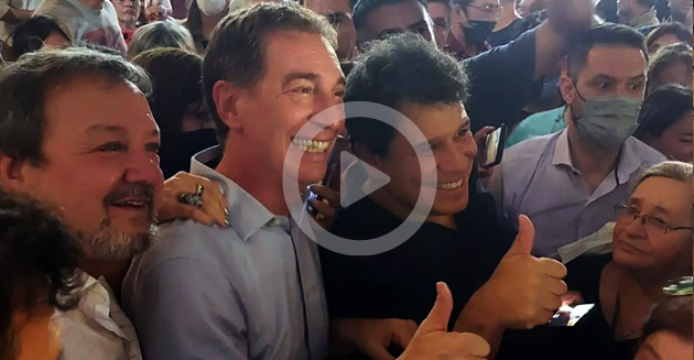 Santilli y Manes compartieron un acto en Garín con duras críticas al gobierno