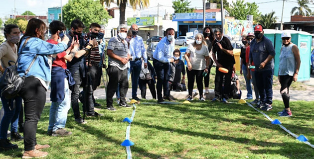 PAMI lanzó en Escobar un programa de actividades recreativas al aire libre