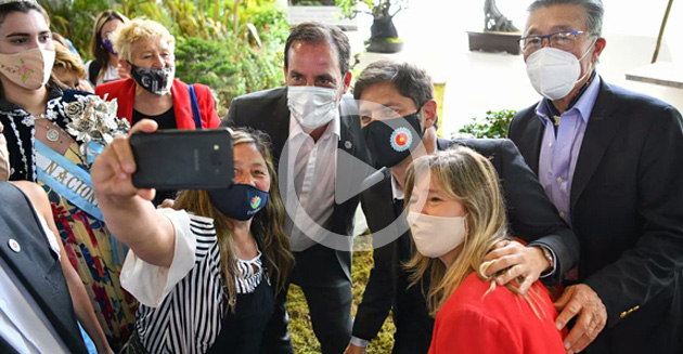 Kicillof visitó Escobar para inaugurar la 58º Fiesta de la Flor junto a Sujarchuk