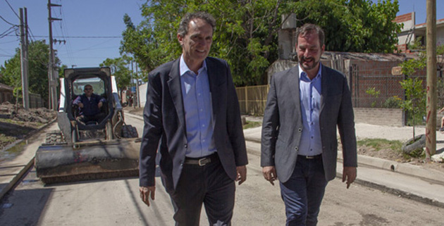 Katopodis se reunió con Sujarchuk y recorrió obras en el barrio Lambertuchi