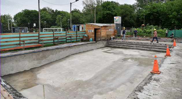 El polideportivo municipal de Loma Verde tendrá una pileta de natación