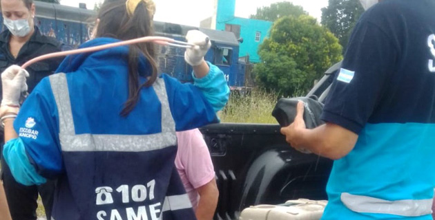 Un hombre intentó quitarse la vida arrojándose al paso del tren en Garín