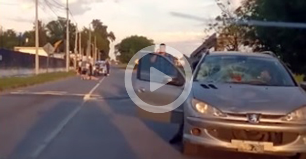 Joven alcoholizada atropelló a tres personas en Loma Verde: buscan testigos