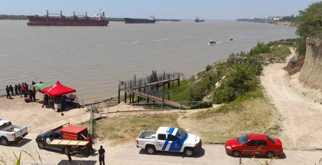 Finalizó la búsqueda de un joven garinense que se ahogó en Santa Fe