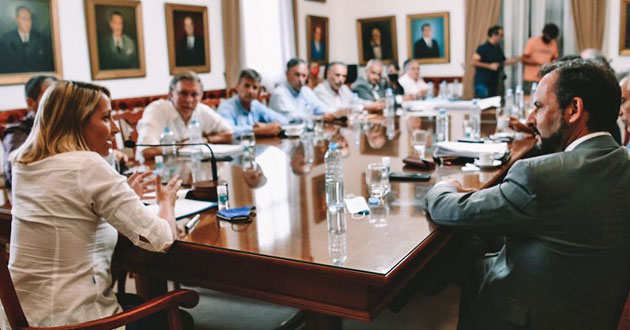 Sujarchuk mantuvo reuniones por la Hidrovía en Santa Fe y Entre Ríos