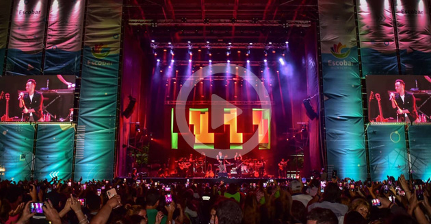 Más de 10 mil personas disfrutaron el show de Luciano Pereyra en Escobar