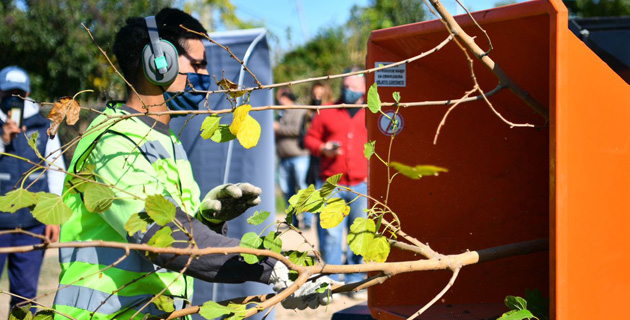 Usarán los residuos de poda de Escobar para producir compost biotecnológico