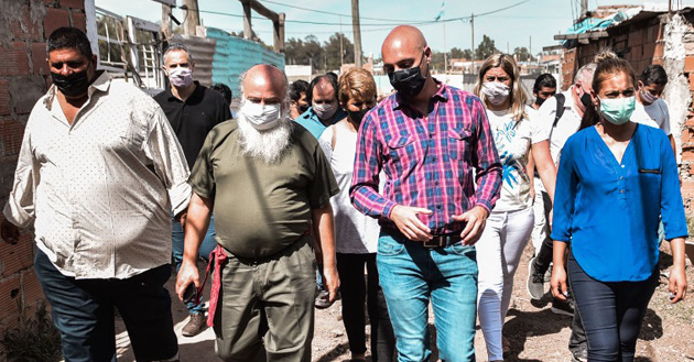 Ramil y Pérsico recorrieron obras de integración urbana en Escobar