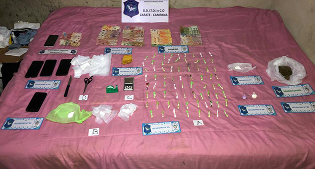 Desbaratan una banda dedicada al narcomenudeo en Garín: Seis detenidos