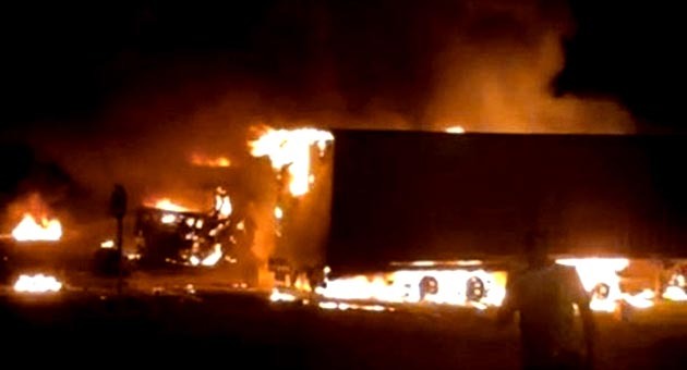 Impresionante accidente entre camiones en Garín terminó con cuatro fallecidos