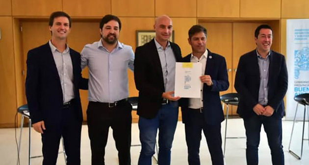 Ramil firmó un convenio con Kicillof para la puesta en valor del hospital Erill