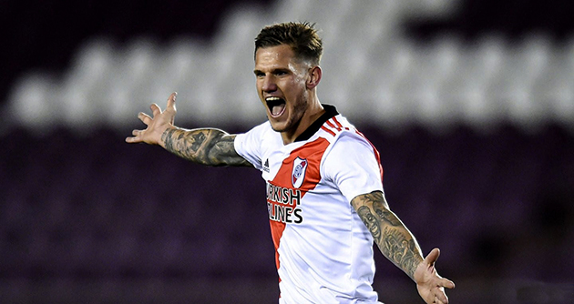 Bruno Zuculini llegó a los 100 partidos oficiales con la camiseta de River