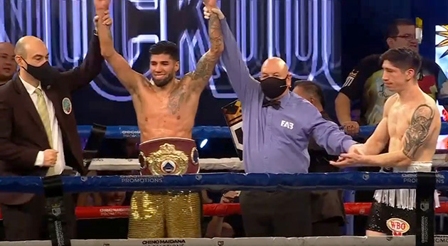 Eduardo Abreu se consagró campeón latino superligero de la OMB en Escobar