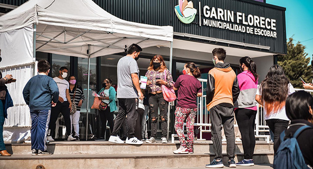 El microestadio municipal de Garín deja de funcionar como vacunatorio