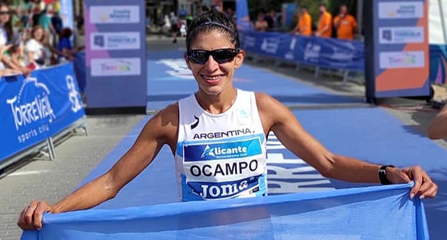 Atleta de Loma Verde salió segunda en los 21k del Campeonato Iberoamericano