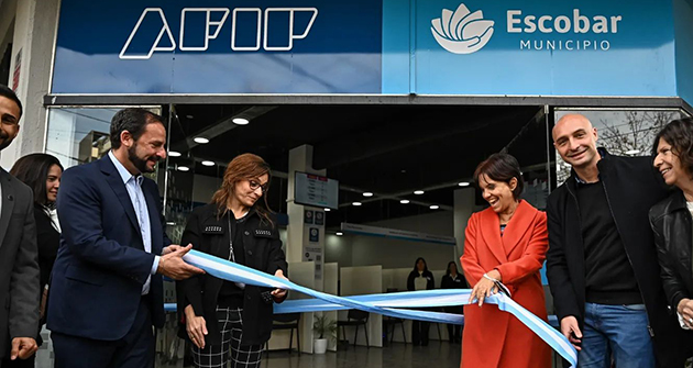 La AFIP inauguró una receptoría en pleno centro de Escobar