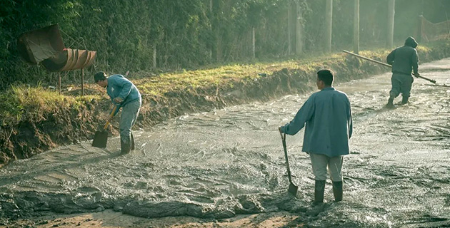 Conectividad vial: Avanza en Garín la pavimentación de la calle Zabala