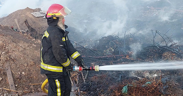 Se volvió a incendiar un basural a cielo abierto en Ingeniero Maschwitz