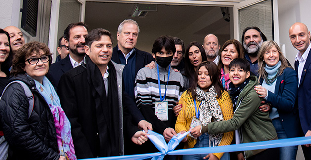 Kicillof inauguró el edificio de la Escuela Secundaria N°11 de Garín
