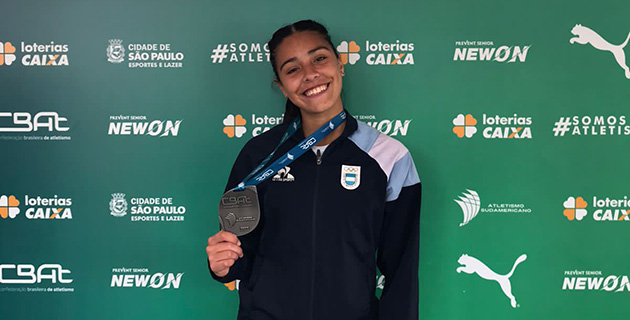 Una atleta de Escobar se consagró subcampeona sudamericana juvenil