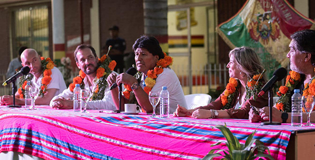 Evo Morales en Escobar: “Entre Bolivia y Argentina somos una familia”