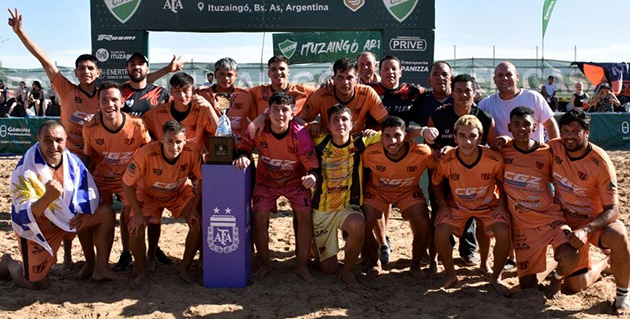 Escobar tendrá un equipo en la primera división de fútbol playa de la AFA