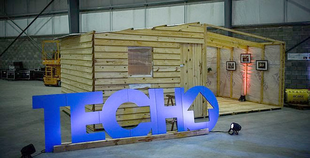 Se inauguró en Garín una fábrica social de viviendas de emergencia