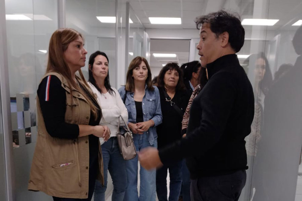 Avejera dialoga con el secretario de Seguridad de Vicente López