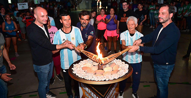 Antorchas encendidas: Se realizó el lanzamiento de las Olimpíadas de Garín