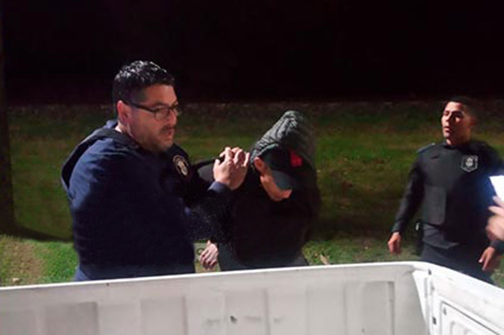 delincuente detenido