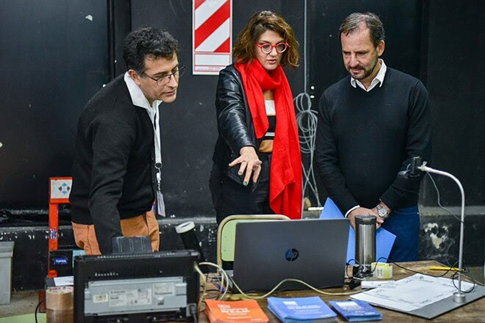 Natasa Loizou y Ariel Sujarchuk