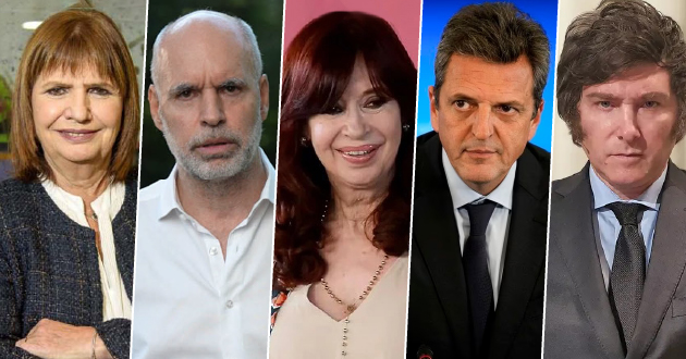 Cuánto miden en Escobar los principales dirigentes políticos del país