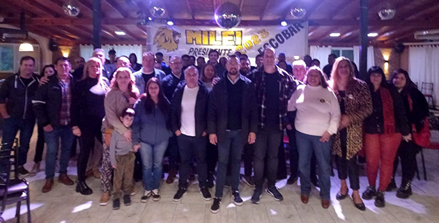 La Libertad Avanza presentó su lista de precandidatos en Escobar