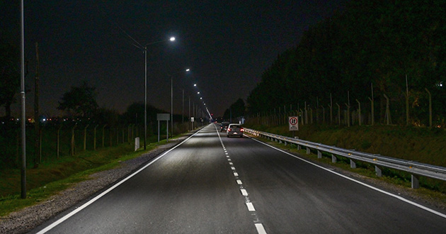 Se inauguró la rotonda que vincula la avenida De los Lagos y la calle Libertad