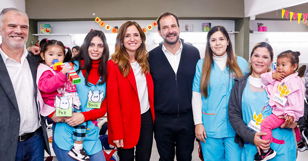 Tolosa Paz inauguró un CDI en Maquinista Savio junto a Sujarchuk