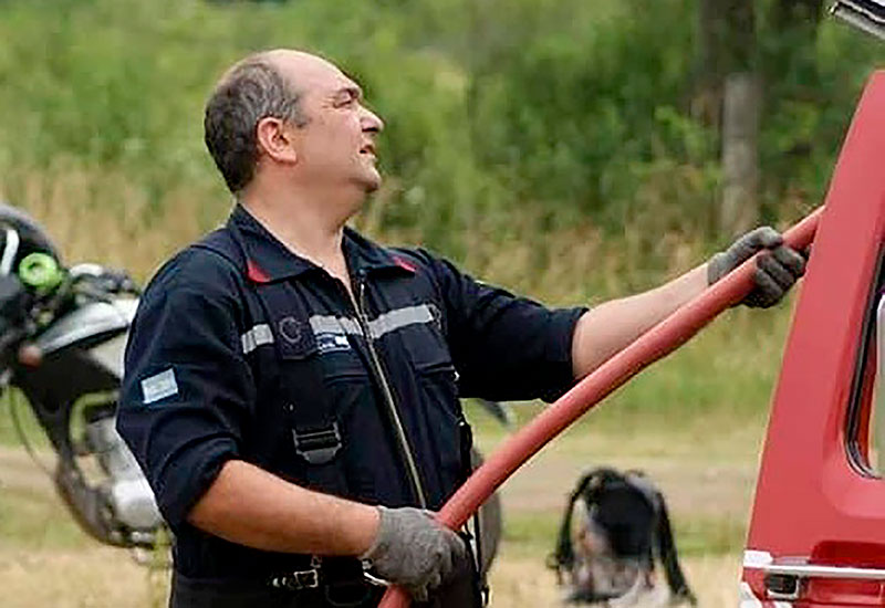 Ariel Baitaij bombero homenajeado por el Concejo Deliberante