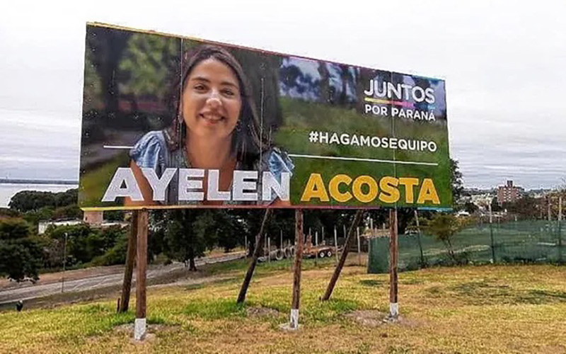 cartel de ayelén acosta