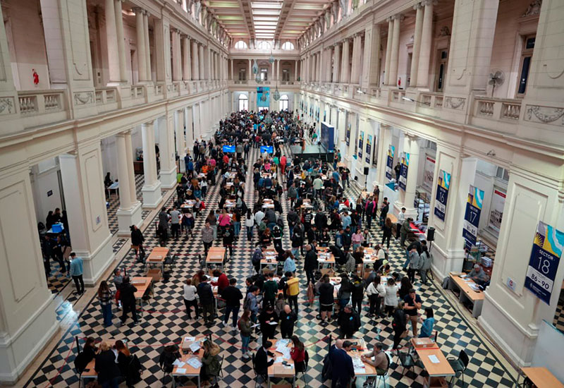 escrutinio provisorio en La Plata