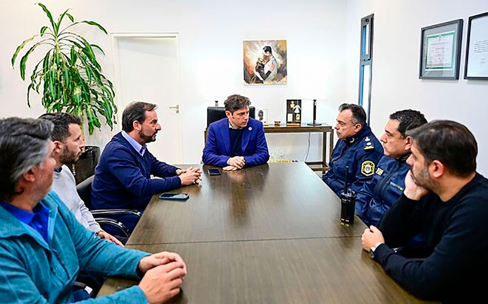 Kicillof se reunió con Sujarchuk en Escobar por la ola de saqueos