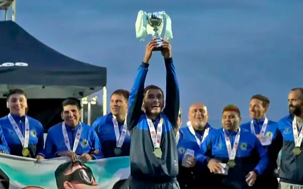 El escobarense Darío Lencina logró la tercera Copa del Mundo con Los Murciélagos