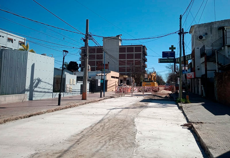 Repavimentación acceso a la Fiesta de la Flor