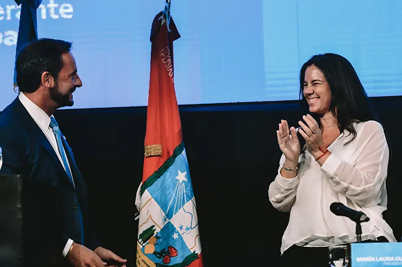 Ariel Sujarchuk y Laura Guazzaroni