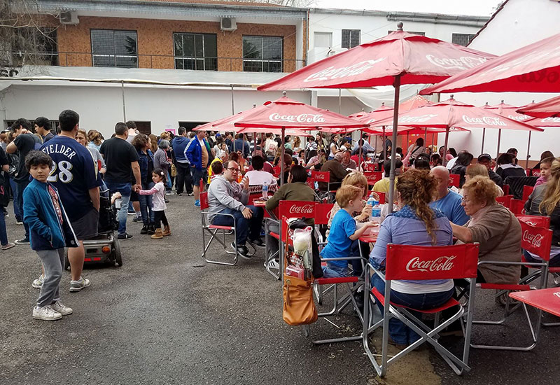 patio de comidas de la feria japonesa de escobar