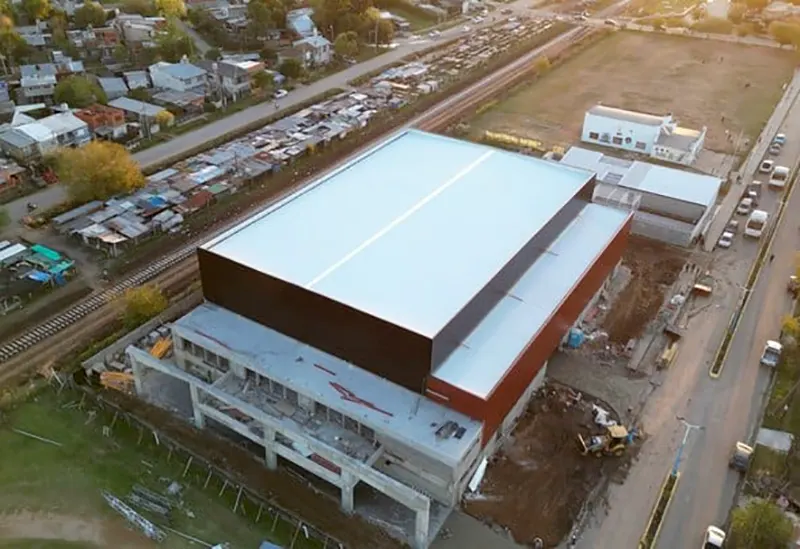 microrestadio de savio visto desde un drone