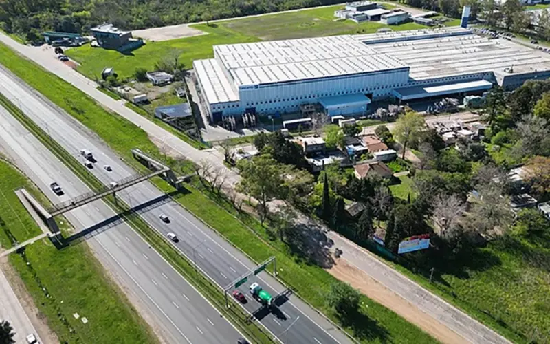 imagen aérea de la autopista donde se hará la nueva bajada