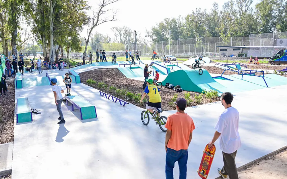 Se inauguró el skatepark de Maschwitz: es el segundo del partido de Escobar
