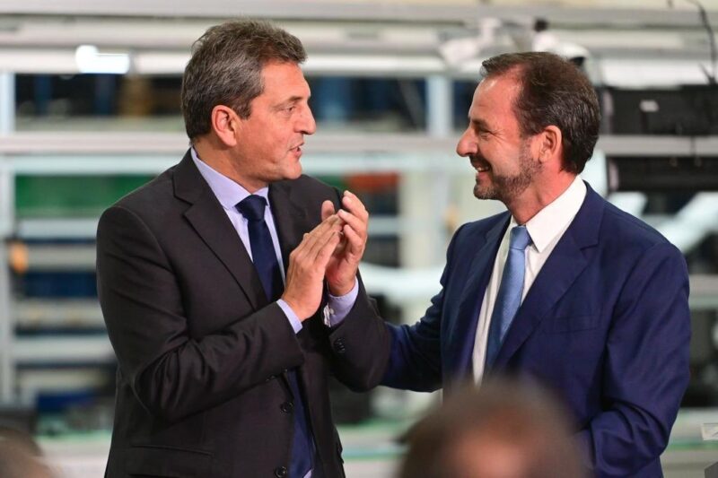 Sergio Massa y Ariel Sujarchuk