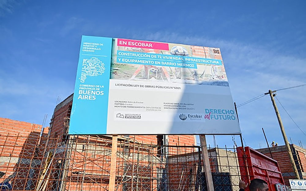 Se definió la fecha para el sorteo de 72 dúplex de 3 y 4 ambientes en Escobar