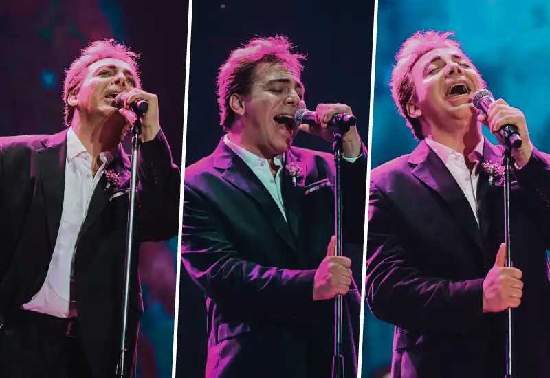 Cristian Castro cantando